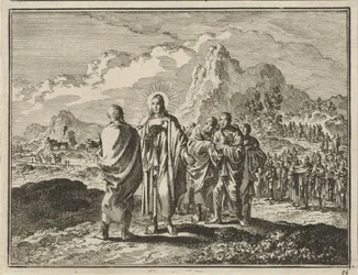 Christus bestraft Petrus