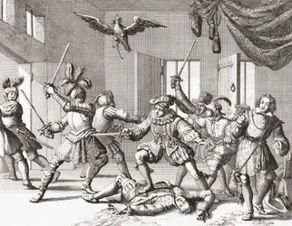 John und Alexander Ruthven versuchen, James VI. von Schottland zu entführen oder zu töten