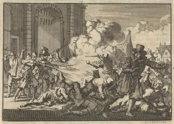 Aufruhr in Rotterdam wegen der Verhaftung eines remonstrantischen Predigers, 1621