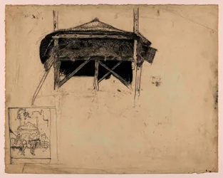 Studie eines Heuhaufens