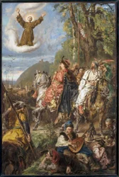 Bohdan Chmelnyzkyj mit Tugay Bey bei Lemberg