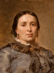 Porträt von Maria Golichowska, geborene Matejko (1836-1917)