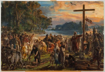 Einführung des Christentums. Im Jahre des Herrn 965