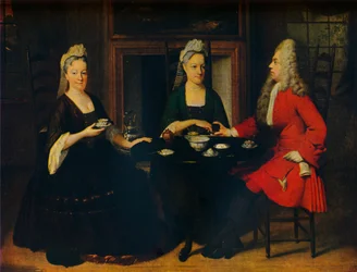 Konversationsstück, ca. 1735