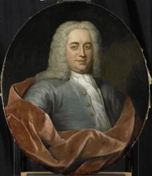 Porträt von Walter Senserff, Direktor der Rotterdamer Kammer der Niederländischen Ostindien-Kompanie, gewählt 1731