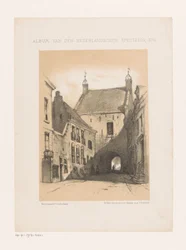 Straße mit Tor