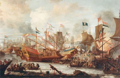 Die Schlacht von Lepanto, 1671