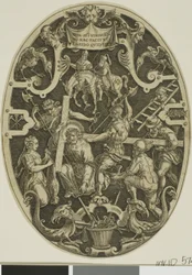 Kreuztragung, aus Passion Christi