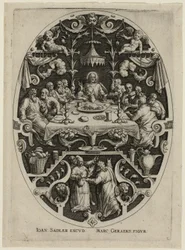 Das letzte Abendmahl, aus der Passion Christi
