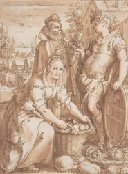 Herbst, Studie für einen Stich, n.d.