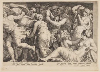 Die Bestrafung der Niobe (Platte 8)