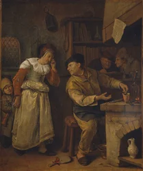 Ein Goldschmied schmilzt in Gegenwart eines Notars den Schmuck einer Frau ein: „Der Alchemist“