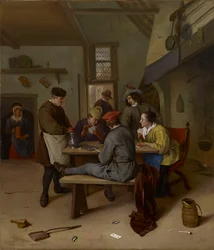 Kartenspieler in einer Taverne