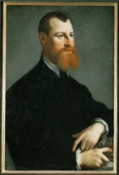 Porträt eines Mannes mit rotem Bart