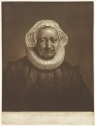 Porträt von Aechje Claesdr.