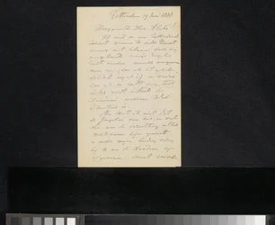 Brief an August Allebé