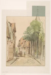 Ansicht der Kirchenstraße in Lingen