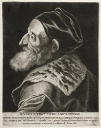 Porträt von Tizian, 1661