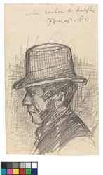 Ein Kutscher in Delft