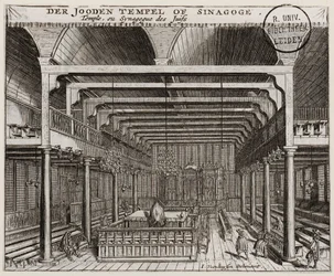 Innenraum der Portugiesischen Synagoge in Amsterdam