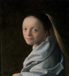 Studie einer jungen Frau