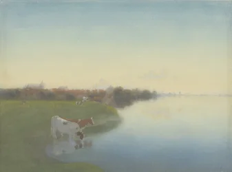 Ufer der IJssel bei Hattem