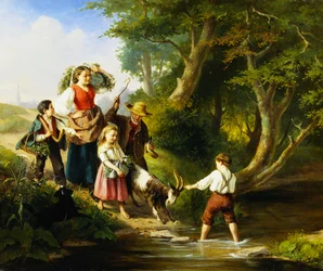 Die Furt überqueren