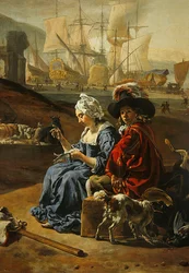 Italienischer Hafen (Detail)