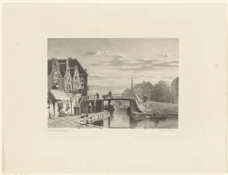 Stadtansicht mit Kanal