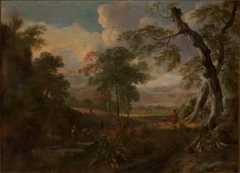 Landschaft mit Weg