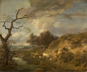 Landschaft mit Vieh