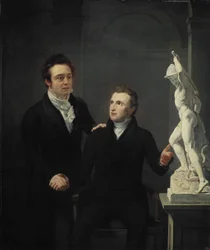 Louis Royer, Bildhauer, und Albertus Bernardus Roothaan, Börsenmakler, Kunstfreund und Förderer der Wissenschaften