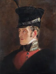 Porträt von Feldmarschall Sir John Colborne, britischer Soldat, 1821