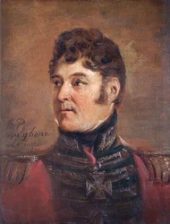 Porträt von General Sir Colin Halkett, britischer Soldat, 1821