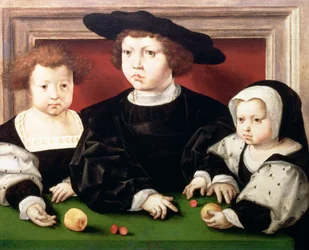 Die Kinder von König Christian II. von Dänemark, Norwegen und Schweden; John, Christina und Dorothea