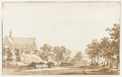 Ansicht der St. Laurenskerk in Alkmaar
