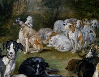 Hunde (Detail)