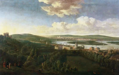 Blick auf das Queens House und das Royal Hospital, Greenwich