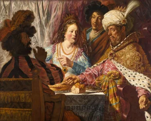 Das Fest der Esther, ca. 1625