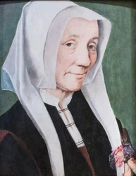 Porträt einer alten Frau, bekannt als Luthers Frau