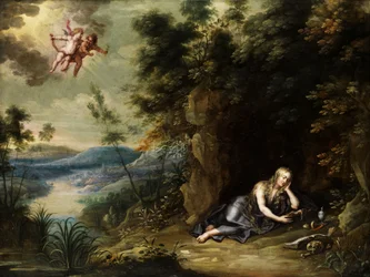 Maria Magdalena als Einsiedlerin