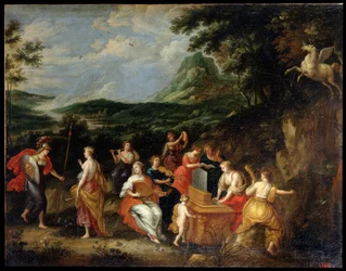 Pallas Athene und Musen, 1630er Jahre