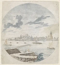 Ansicht von Nijmegen aus dem Norden