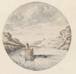 Ansicht der Burg Pfalzgrafenstein bei Kaub