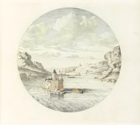 Ansicht der Burg Pfalzgrafenstein bei Kaub