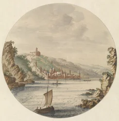 Ansicht der Stadt Bacharach