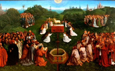 Anbetung des Lammes vom Genter Altar