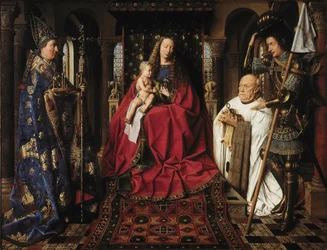 Die Madonna mit Kanonikus van der Paele, 1436