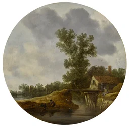 Flusslandschaft (rund)