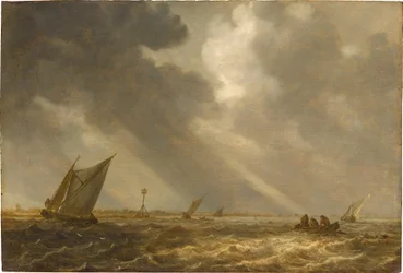 Sturm auf dem Haarlemer Meer